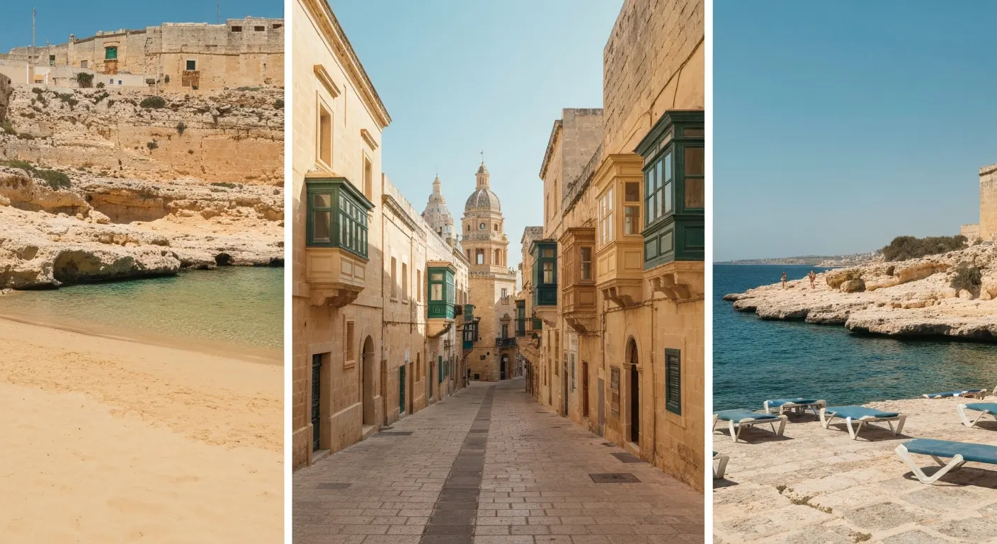 Malta - którą część wyspy wybrać na plaże, zwiedzanie i spokojny wypoczynek?