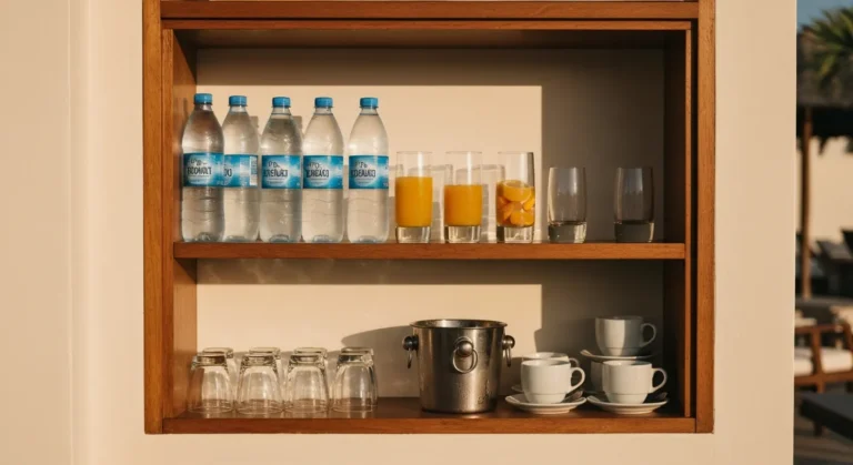 Napoje w all inclusive: woda, kawa, soki i minibar w praktyce
